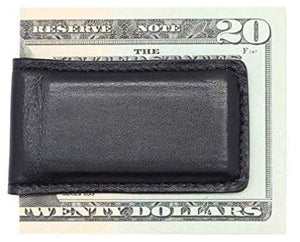 Magnetic Money Clip in Nappa Calf Leather