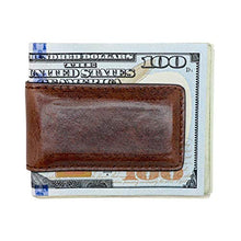 Load image into Gallery viewer, Magnetic Money Clip in Chromexcel Leather
