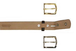 Men's Dress Belt in Nappa Calfskin Leather