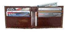 Load image into Gallery viewer, Bifold Wallet in Crocodile Print Leather
