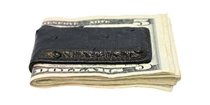 Magnetic Money Clip in Ostrich