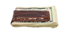 Load image into Gallery viewer, Magnetic Money Clip in Glazed Alligator
