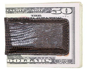 Magnetic Money Clip in Lizard