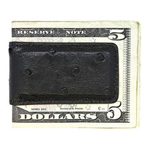 Load image into Gallery viewer, Magnetic Money Clip in Ostrich
