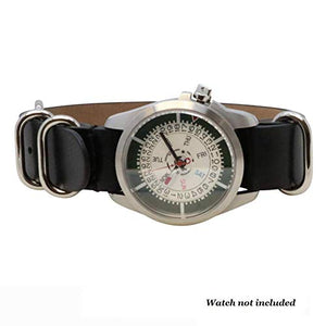 NATO Style Watch Strap in American Saddle Leather