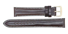 Load image into Gallery viewer, Padded Quick Release Watch Strap with Contrast Stitching in American Saddle Leather

