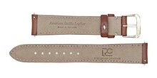 Load image into Gallery viewer, Padded Quick Release Watch Strap with Contrast Stitching in American Saddle Leather

