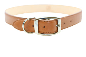 Dog Collar in Vegetable Tanned Genuine Leather